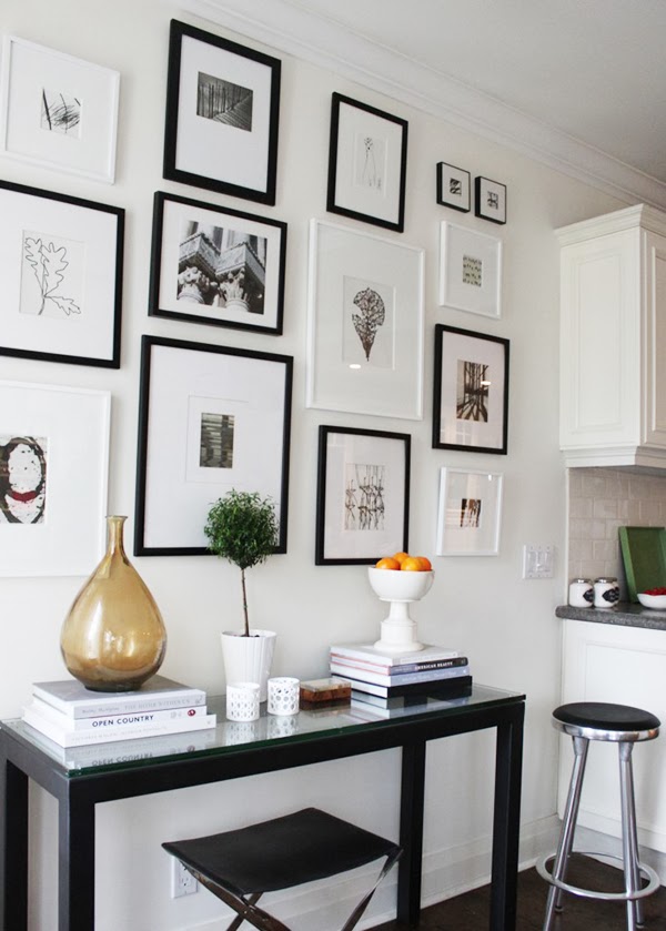 The Gallery Wall Style Cusp - Black And White Gallery Wall Ideas